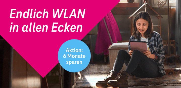 WLAN Comfort-Paket inkl. Router fr 6 Monate zum halben Preis