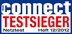 Connect Testsieger Netztest 2012