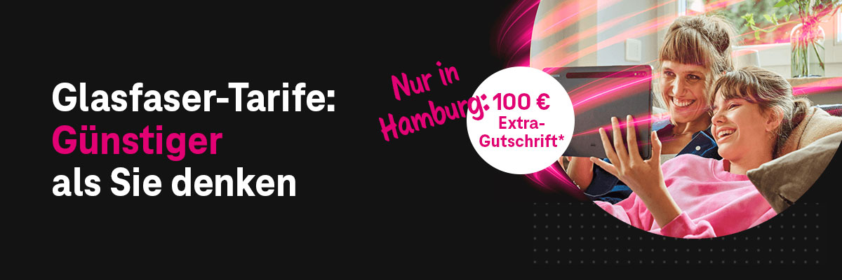 Telekom Glasfaser in Hamburg