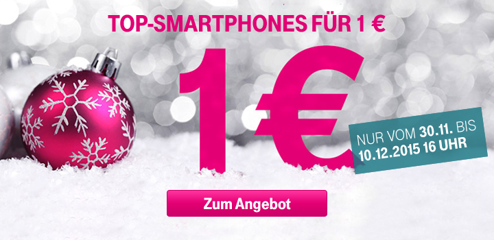 Top-Smartphones für 1 Euro