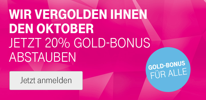 Nur noch 7 Tage: Gold-Bonus für alle