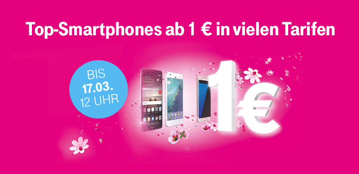 Verlängert: Top-Smartphones für 1 Euro vermitteln