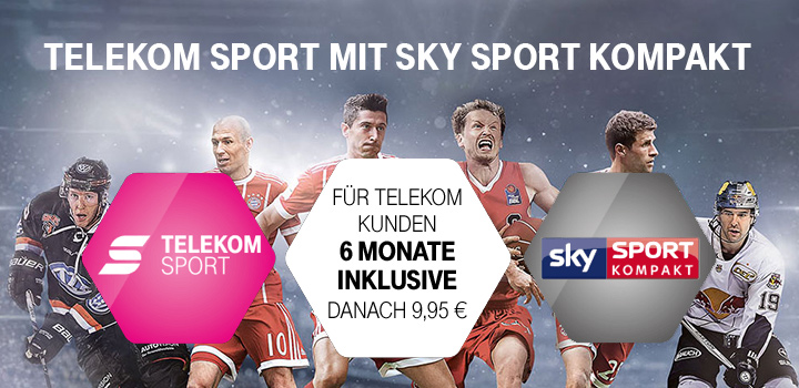 Telekom Sport mit Sky Sport Kompakt Spiele: 08. – 14.01.2018