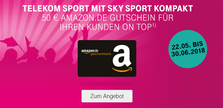 Super Sport-Deal – 50 € Amazon.de-Gutschein für Ihre Kunden oben drauf