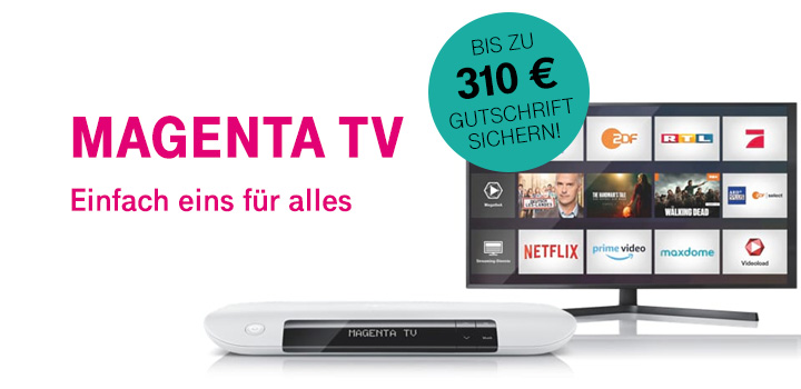 Der neue Online-Vorteil machts mglich - MagentaTV ohne Aufpreis genieen