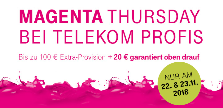 Magenta Thursday bei Telekom Profis