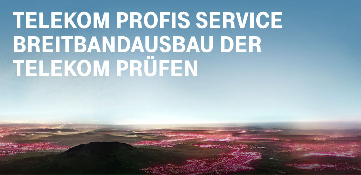 Neuer Service: Ausbauliste der Telekom - Internet mit bis zu 250 MBit/s