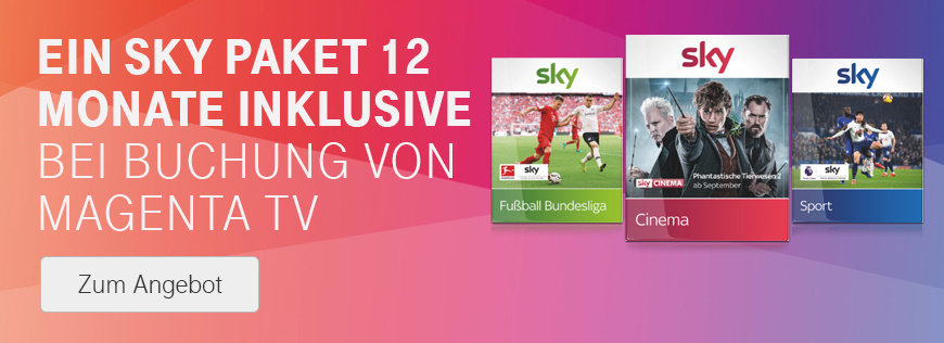 Am Freitag beginnt die Bundesliga: Sky Wunschpaket 12 Monate inklusive