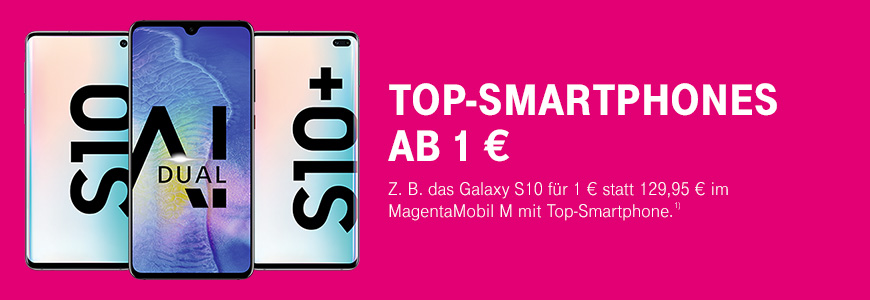  Top Smartphones von Samsung und HUAWEI ab 1 Euro