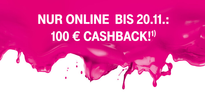 MagentaMobil: 100  Cashback Aktion