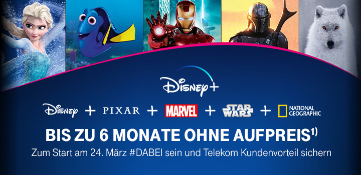 Disney+ bis zu 6 Monate ohne Aufpreis  danach dauerhaft fr nur 5  im Monat