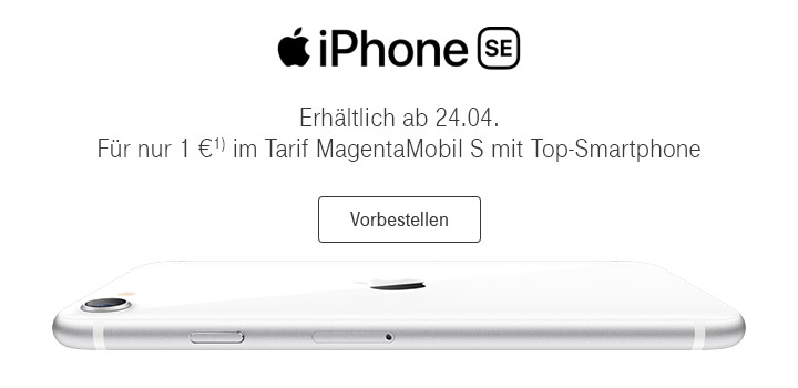 Apple iPhone SE (2. Gen.) - Jetzt vorbestellen