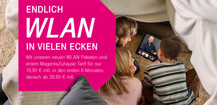 WLAN in vielen Ecken - Aktion verlngert - 3 Monate Grundpreis fr 0 