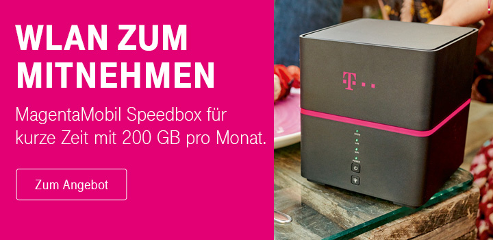 MagentaMobil Speedbox: Überall Internet & WLAN