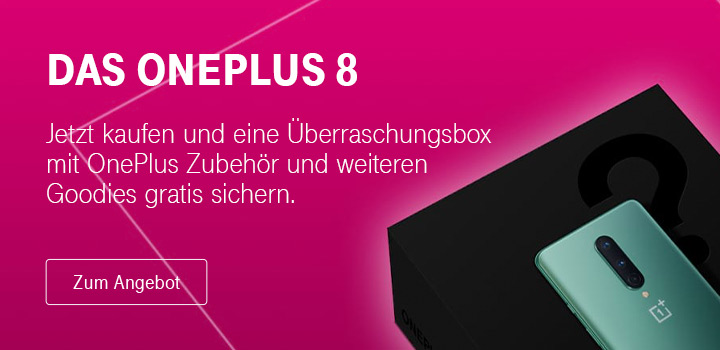 Jetzt OnePlus 8 kaufen und Überraschungsbox sichern
