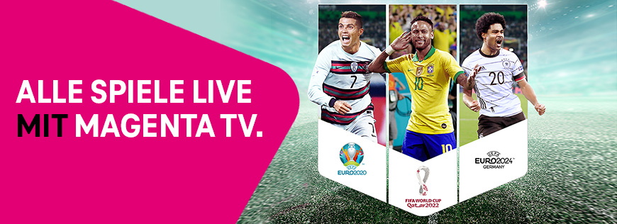 Exklusive Vorteile mit MagentaTV: Alle Spiele der UEFA EURO 2020 sehen