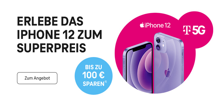 Das Apple iPhone 12 mit 5G zum Superpreis: bis zu 100 € sparen