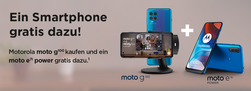 Motorola Bundle Aktion: Zweites Smartphone gratis erhalten