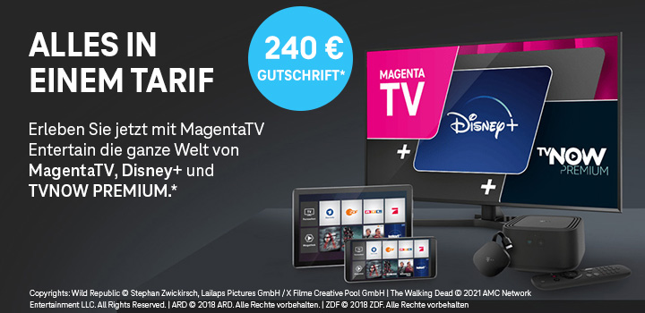 Neu: MagentaTV Entertain  Alles in einem Tarif