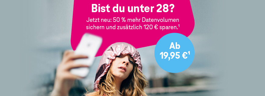 50 % mehr Datenvolumen fr MagentaMobil Young Tarife ab 01.09.2021 