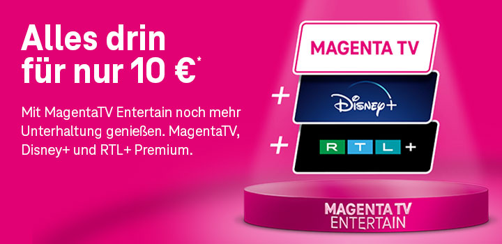 MagentaTV Entertain – Für nur 10 €/mtl