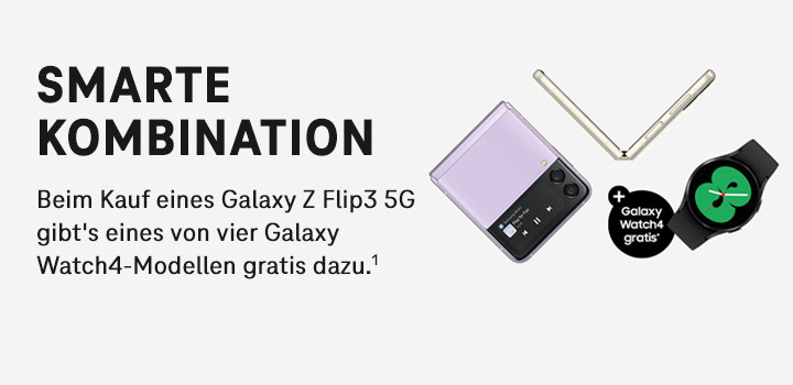 Smarte Kombination - Galaxy Z Flip3 + Galaxy Watch4