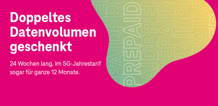 MagentaMobil Prepaid - Mehr Datenvolumen ohne Mehrkosten