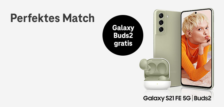 Das Samsung Galaxy S21 FE kaufen und gratis Galaxy Buds2 sichern 