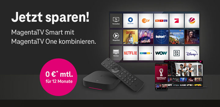 MagentaTV One: Jetzt 12 Monate fr 0 