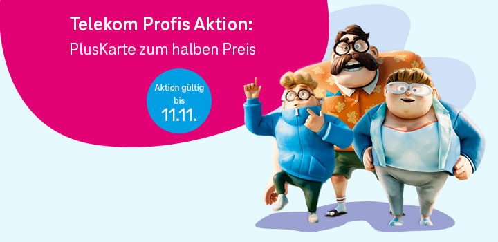 Nur noch bis 11.11.2022  PlusKarte zum halben Preis