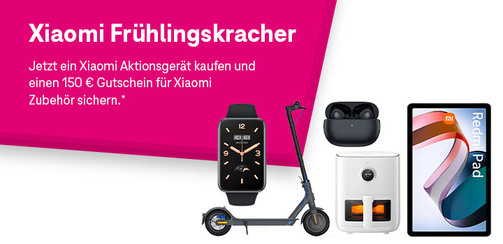 Xiaomi Aktionsgert kaufen und 150  Zubehrgutschein sichern