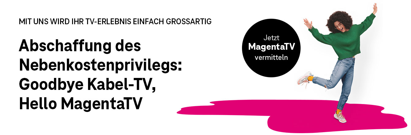 MagentaTV ersetzt KabelTV – Nebenkostenvorteil wird entfernt