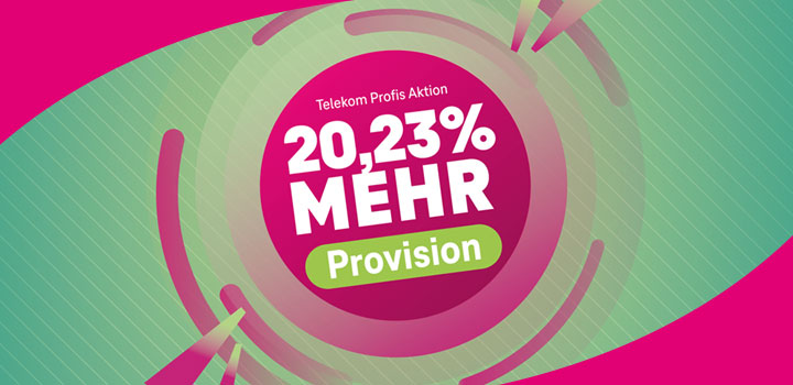 💶 20,23 % mehr Provision – Es ist so weit, die Prozente-Aktion ist wieder da! 💶