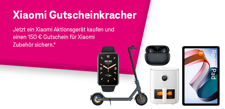 Xiaomi Aktionsgert kaufen und 150  Zubehrgutschein sichern