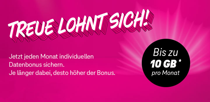 Datenbonus und Cashback fr MagentaMobil Kunden