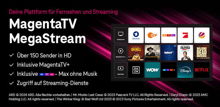 Verlngert: 6 Monate MagentaZuhause mit MagentaTV fr 19,95 