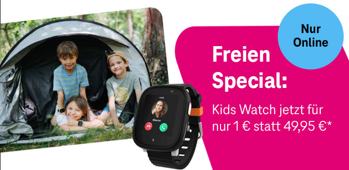 Sicher und verbunden: Kids Watch Angebot fr den Sommer 