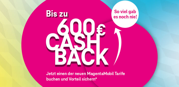 Angebot luft bald ab: Bis zu 600  Cashback