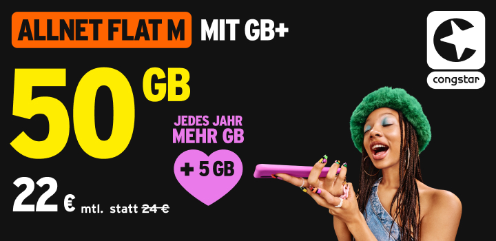 Bei den congstar Allnet Flats geht der Frhling los!