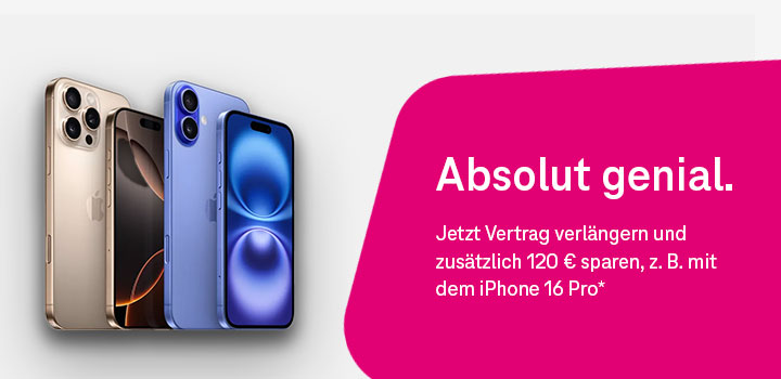Absolut genial: 120  bei Vertragsverlngerung sparen