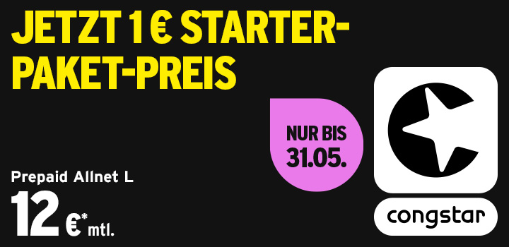 Mehr Daten, gleicher Preis  jetzt Starterpaket fr nur 1  sichern!