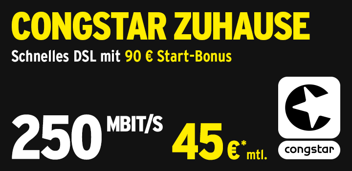 congstar Zuhause Flex Winteraktion: Bonus & Extra-Rabatt sichern