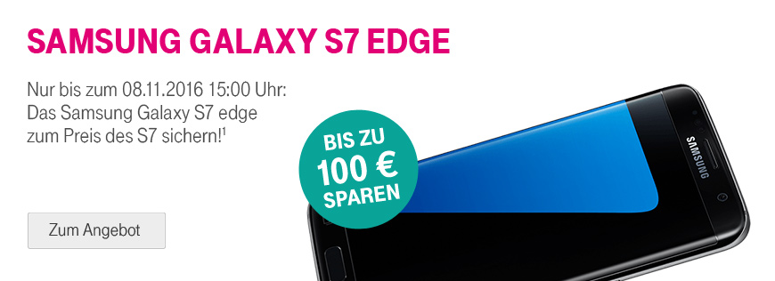 Samsung Galaxy S7 edge zum Preis des Samsung Galaxy S7