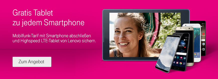 Gratis Tablet zu jedem Smartphone