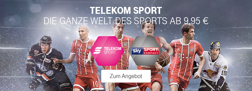 Telekom Sport mit Sky Sport Kompakt Spiele: 23. – 29.10.2017