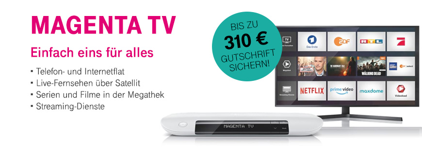 Der neue Online-Vorteil machts mglich - MagentaTV ohne Aufpreis genieen