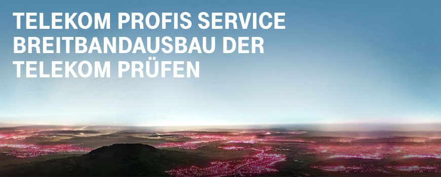 Neuer Service: Ausbauliste der Telekom - Internet mit bis zu 250 MBit/s