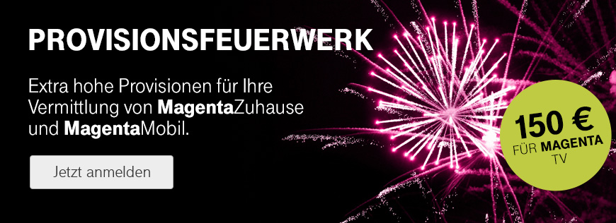 🎆 Provisionsfeuerwerk 🎆 Nur noch wenige Tage Sonder-Provision kassieren