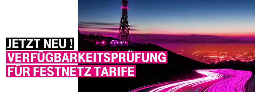 Neu: Verfgbarkeitsprfung bei Telekom Profis