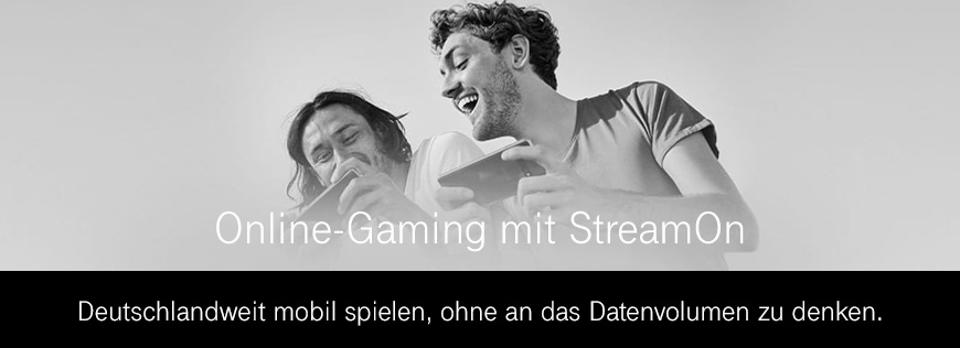 StreamOn Gaming - Kostenlos zubuchbar